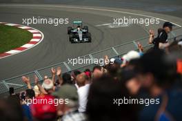 Lewis Hamilton (GBR) Mercedes AMG F1 W06. 05.06.2015. Formula 1 World Championship, Rd 7, Canadian Grand Prix, Montreal, Canada, Practice Day.