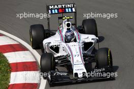 Valtteri Bottas (FIN) Williams FW37. 05.06.2015. Formula 1 World Championship, Rd 7, Canadian Grand Prix, Montreal, Canada, Practice Day.