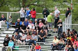 Fans in the grandstand. 05.06.2015. Formula 1 World Championship, Rd 7, Canadian Grand Prix, Montreal, Canada, Practice Day.
