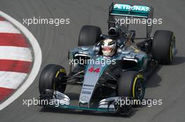 Lewis Hamilton (GBR) Mercedes AMG F1 W06. 05.06.2015. Formula 1 World Championship, Rd 7, Canadian Grand Prix, Montreal, Canada, Practice Day.