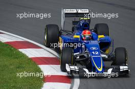 Felipe Nasr (BRA) Sauber C34. 05.06.2015. Formula 1 World Championship, Rd 7, Canadian Grand Prix, Montreal, Canada, Practice Day.