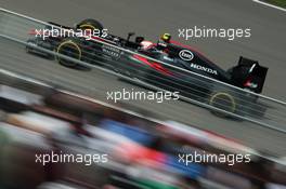 Jenson Button (GBR) McLaren MP4-30. 05.06.2015. Formula 1 World Championship, Rd 7, Canadian Grand Prix, Montreal, Canada, Practice Day.
