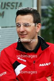 Fabio Leimer (SUI) Manor Marussia F1 Team Reserve Driver. 05.06.2015. Formula 1 World Championship, Rd 7, Canadian Grand Prix, Montreal, Canada, Practice Day.