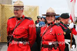 Mounted Police. 07.06.2015. Formula 1 World Championship, Rd 7, Canadian Grand Prix, Montreal, Canada, Race Day.