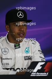 Lewis Hamilton (GBR) Mercedes AMG F1 in the FIA Press Conference. 07.06.2015. Formula 1 World Championship, Rd 7, Canadian Grand Prix, Montreal, Canada, Race Day.