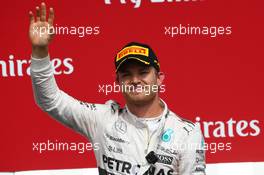 2nd place Nico Rosberg (GER) Mercedes AMG F1. 07.06.2015. Formula 1 World Championship, Rd 7, Canadian Grand Prix, Montreal, Canada, Race Day.