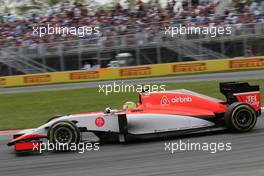 Roberto Merhi (SPA), Manor F1 Team  07.06.2015. Formula 1 World Championship, Rd 7, Canadian Grand Prix, Montreal, Canada, Race Day.