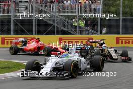 Felipe Massa (BRA), Williams F1 Team  07.06.2015. Formula 1 World Championship, Rd 7, Canadian Grand Prix, Montreal, Canada, Race Day.