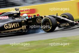 Romain Grosjean (FRA), Lotus F1 Team  07.06.2015. Formula 1 World Championship, Rd 7, Canadian Grand Prix, Montreal, Canada, Race Day.