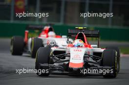 Roberto Merhi (ESP) Manor Marussia F1 Team. 07.06.2015. Formula 1 World Championship, Rd 7, Canadian Grand Prix, Montreal, Canada, Race Day.