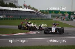 Nico Hulkenberg (GER) Sahara Force India F1 VJM08. 07.06.2015. Formula 1 World Championship, Rd 7, Canadian Grand Prix, Montreal, Canada, Race Day.