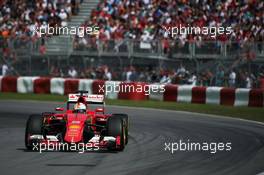 Sebastian Vettel (GER) Ferrari SF15-T. 07.06.2015. Formula 1 World Championship, Rd 7, Canadian Grand Prix, Montreal, Canada, Race Day.