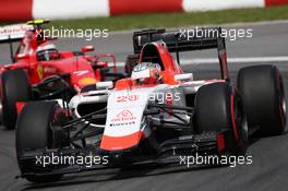 Will Stevens (GBR) Manor Marussia F1 Team. 07.06.2015. Formula 1 World Championship, Rd 7, Canadian Grand Prix, Montreal, Canada, Race Day.