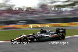 Sergio Perez (MEX), Sahara Force India  07.06.2015. Formula 1 World Championship, Rd 7, Canadian Grand Prix, Montreal, Canada, Race Day.