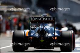 Sergio Perez (MEX), Sahara Force India  06.06.2015. Formula 1 World Championship, Rd 7, Canadian Grand Prix, Montreal, Canada, Qualifying Day.