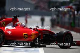 Sebastian Vettel (GER), Scuderia Ferrari  06.06.2015. Formula 1 World Championship, Rd 7, Canadian Grand Prix, Montreal, Canada, Qualifying Day.