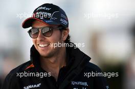 Sergio Perez (MEX) Sahara Force India F1. 06.06.2015. Formula 1 World Championship, Rd 7, Canadian Grand Prix, Montreal, Canada, Qualifying Day.
