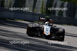Sergio Perez (MEX), Sahara Force India  06.06.2015. Formula 1 World Championship, Rd 7, Canadian Grand Prix, Montreal, Canada, Qualifying Day.