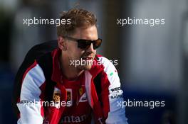 Sebastian Vettel (GER) Ferrari. 06.06.2015. Formula 1 World Championship, Rd 7, Canadian Grand Prix, Montreal, Canada, Qualifying Day.