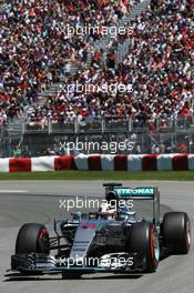 Lewis Hamilton (GBR) Mercedes AMG F1 W06. 06.06.2015. Formula 1 World Championship, Rd 7, Canadian Grand Prix, Montreal, Canada, Qualifying Day.