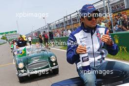 Felipe Massa (BRA) Williams on the drivers parade. 07.06.2015. Formula 1 World Championship, Rd 7, Canadian Grand Prix, Montreal, Canada, Race Day.