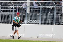Jamey Price (USA) Photographer. 07.06.2015. Formula 1 World Championship, Rd 7, Canadian Grand Prix, Montreal, Canada, Race Day.