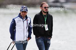 Felipe Massa (BRA) Williams with brother Dudu Massa (BRA). 07.06.2015. Formula 1 World Championship, Rd 7, Canadian Grand Prix, Montreal, Canada, Race Day.
