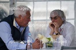 (L to R): Lawrence Stroll (CDN) Businessman with Bernie Ecclestone (GBR). 07.06.2015. Formula 1 World Championship, Rd 7, Canadian Grand Prix, Montreal, Canada, Race Day.