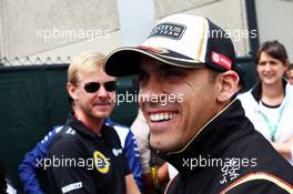 Pastor Maldonado (VEN) Lotus F1 Team on the drivers parade. 07.06.2015. Formula 1 World Championship, Rd 7, Canadian Grand Prix, Montreal, Canada, Race Day.
