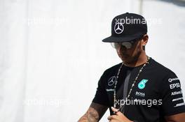 Lewis Hamilton (GBR) Mercedes AMG F1. 04.06.2015. Formula 1 World Championship, Rd 7, Canadian Grand Prix, Montreal, Canada, Preparation Day.