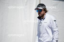 Fernando Alonso (ESP) McLaren. 04.06.2015. Formula 1 World Championship, Rd 7, Canadian Grand Prix, Montreal, Canada, Preparation Day.