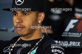 Lewis Hamilton (GBR) Mercedes AMG F1 in the FIA Press Conference. 04.06.2015. Formula 1 World Championship, Rd 7, Canadian Grand Prix, Montreal, Canada, Preparation Day.