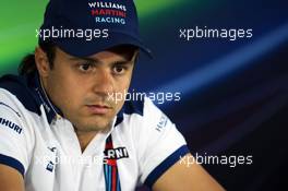 Felipe Massa (BRA) Williams in the FIA Press Conference. 04.06.2015. Formula 1 World Championship, Rd 7, Canadian Grand Prix, Montreal, Canada, Preparation Day.