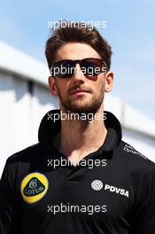 Romain Grosjean (FRA) Lotus F1 Team. 04.06.2015. Formula 1 World Championship, Rd 7, Canadian Grand Prix, Montreal, Canada, Preparation Day.