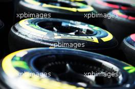 Pirelli tyres. 04.06.2015. Formula 1 World Championship, Rd 7, Canadian Grand Prix, Montreal, Canada, Preparation Day.
