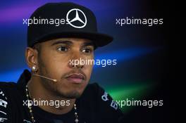 Lewis Hamilton (GBR) Mercedes AMG F1 in the FIA Press Conference. 04.06.2015. Formula 1 World Championship, Rd 7, Canadian Grand Prix, Montreal, Canada, Preparation Day.