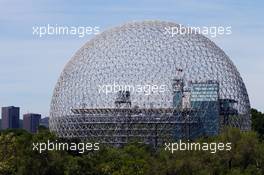 The Expo 67 dome. 04.06.2015. Formula 1 World Championship, Rd 7, Canadian Grand Prix, Montreal, Canada, Preparation Day.