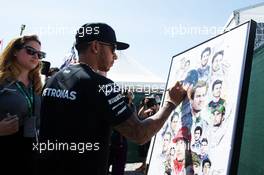 Lewis Hamilton (GBR) Mercedes AMG F1. 04.06.2015. Formula 1 World Championship, Rd 7, Canadian Grand Prix, Montreal, Canada, Preparation Day.