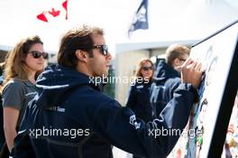 Felipe Nasr (BRA) Sauber F1 Team. 04.06.2015. Formula 1 World Championship, Rd 7, Canadian Grand Prix, Montreal, Canada, Preparation Day.