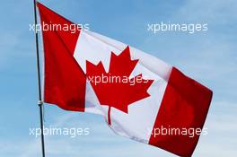 The Canadian flag. 04.06.2015. Formula 1 World Championship, Rd 7, Canadian Grand Prix, Montreal, Canada, Preparation Day.