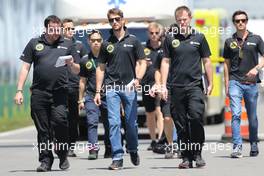 Romain Grosjean (FRA), Lotus F1 Team  04.06.2015. Formula 1 World Championship, Rd 7, Canadian Grand Prix, Montreal, Canada, Preparation Day.