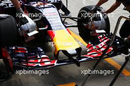 Daniil Kvyat (RUS) Red Bull Racing RB11 - front wing. 10.04.2015. Formula 1 World Championship, Rd 3, Chinese Grand Prix, Shanghai, China, Practice Day.