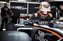 Nico Hulkenberg (GER) Sahara Force India F1 VJM08. 10.04.2015. Formula 1 World Championship, Rd 3, Chinese Grand Prix, Shanghai, China, Practice Day.