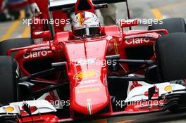 Sebastian Vettel (GER) Ferrari SF15-T. 10.04.2015. Formula 1 World Championship, Rd 3, Chinese Grand Prix, Shanghai, China, Practice Day.