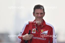 James Allison (GBR) Ferrari Chassis Technical Director. 10.04.2015. Formula 1 World Championship, Rd 3, Chinese Grand Prix, Shanghai, China, Practice Day.