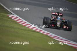 Romain Grosjean (FRA) Lotus F1 E23. 10.04.2015. Formula 1 World Championship, Rd 3, Chinese Grand Prix, Shanghai, China, Practice Day.