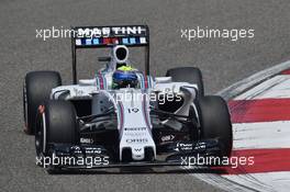 Felipe Massa (BRA) Williams FW37. 10.04.2015. Formula 1 World Championship, Rd 3, Chinese Grand Prix, Shanghai, China, Practice Day.