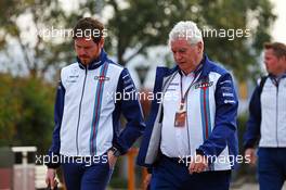 (L to R): Rob Smedley (GBR) Williams Head of Vehicle Performance with Pat Symonds (GBR) Williams Chief Technical Officer. 10.04.2015. Formula 1 World Championship, Rd 3, Chinese Grand Prix, Shanghai, China, Practice Day.