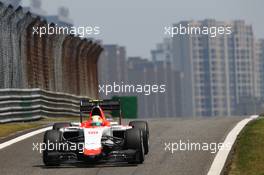 Roberto Merhi (ESP) Manor Marussia F1 Team. 10.04.2015. Formula 1 World Championship, Rd 3, Chinese Grand Prix, Shanghai, China, Practice Day.