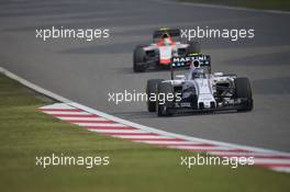 Valtteri Bottas (FIN) Williams FW37. 10.04.2015. Formula 1 World Championship, Rd 3, Chinese Grand Prix, Shanghai, China, Practice Day.